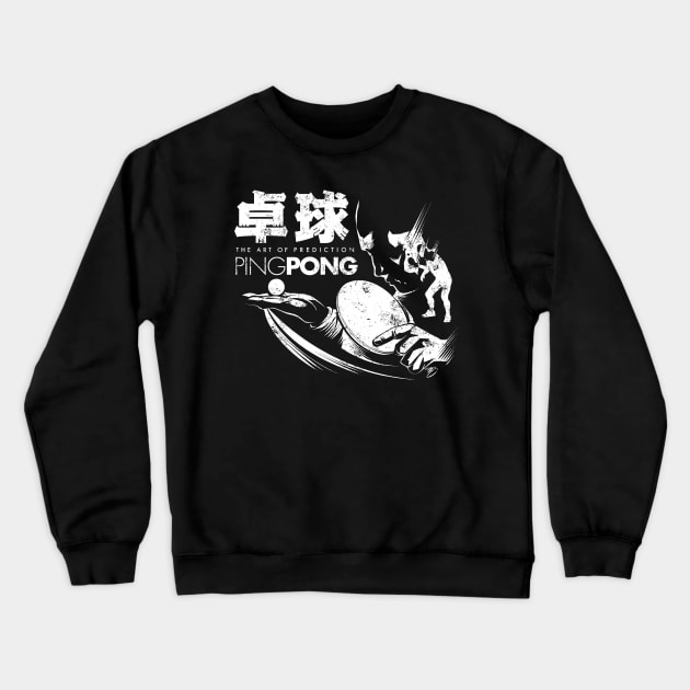 Table Tennis Graphic Crewneck Sweatshirt by Black Tee Inc